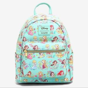 Disney Teal Chibi Princess Loungefly